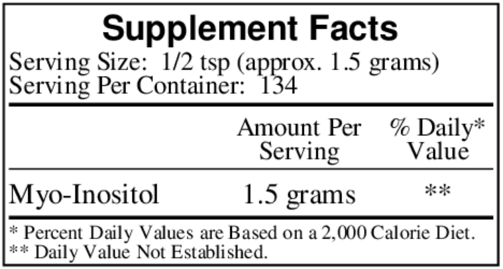 Product image for Inositol Powder.