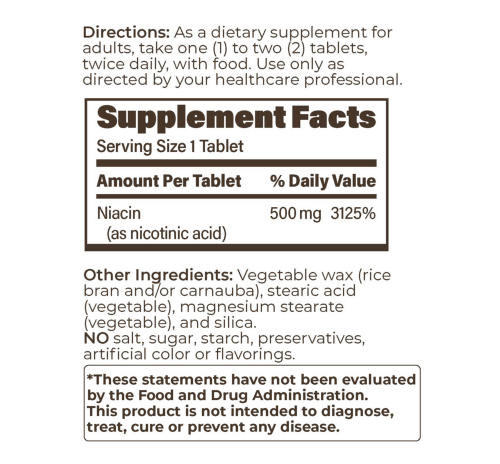 Product image for Endur-Acin ER 500mg 100 tab.