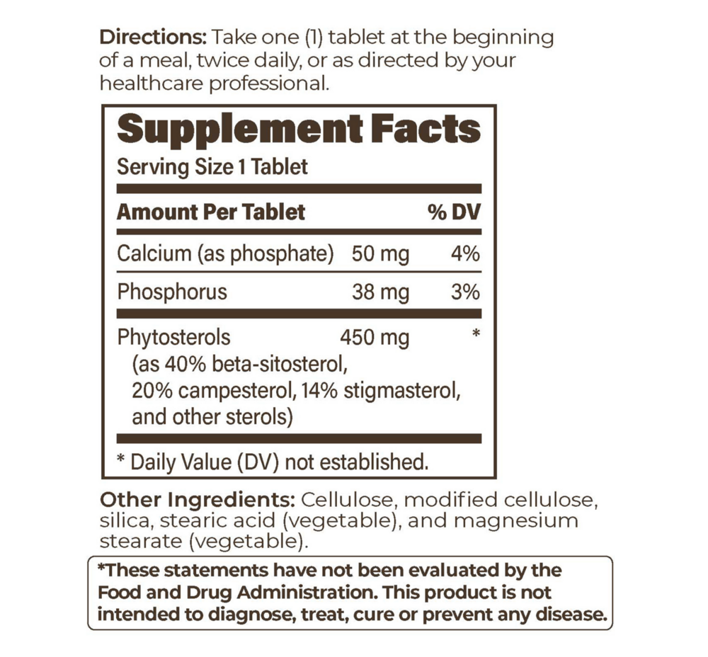 Product image for Phytosterols IR 450 mg 60 tab.