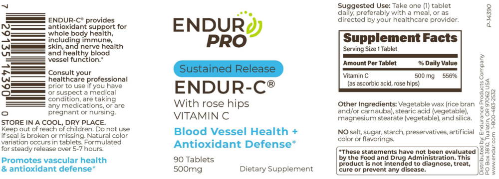 Product image for Endur-C  SR 500mg 90 tab.