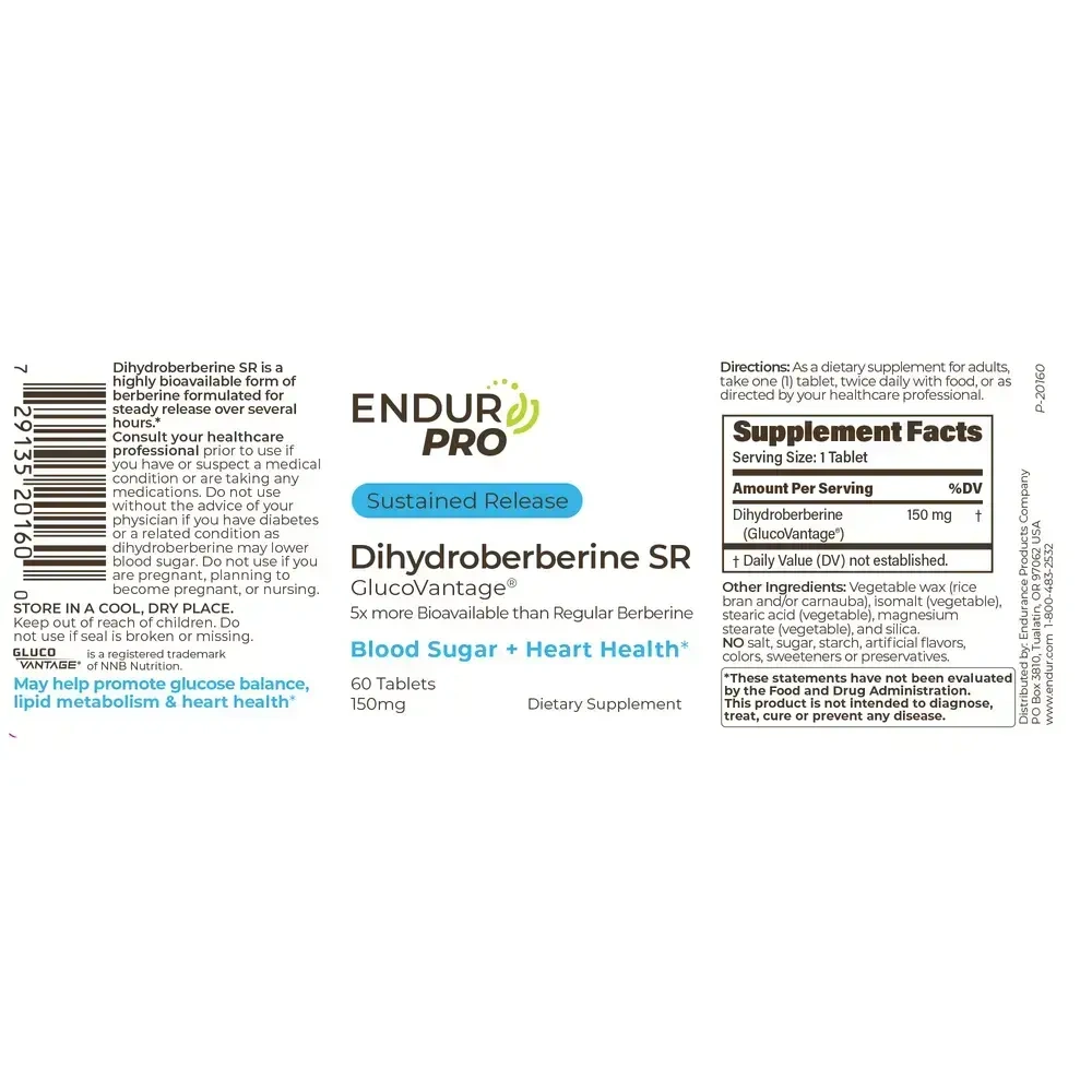 Product image for Dihydroberberine SR, 150mg .