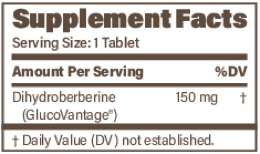 Product image for Dihydroberberine SR.