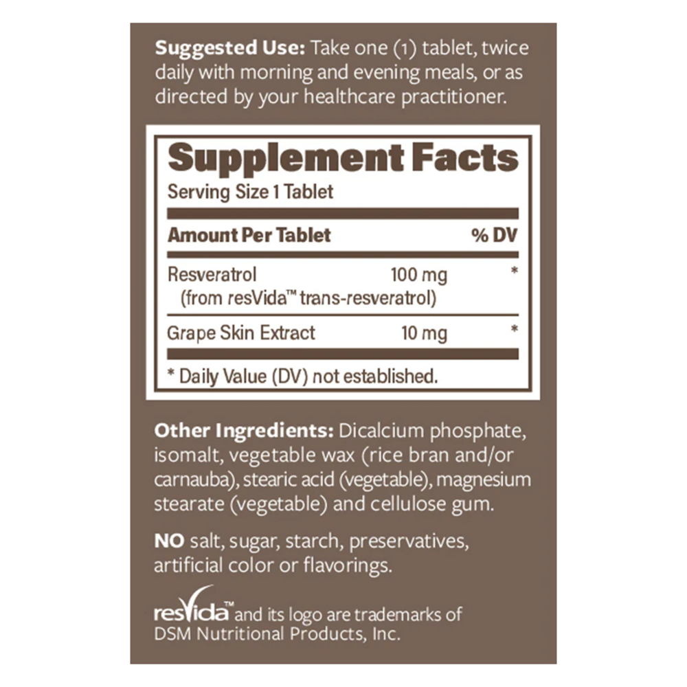 Product image for Resveratrol 100mg.