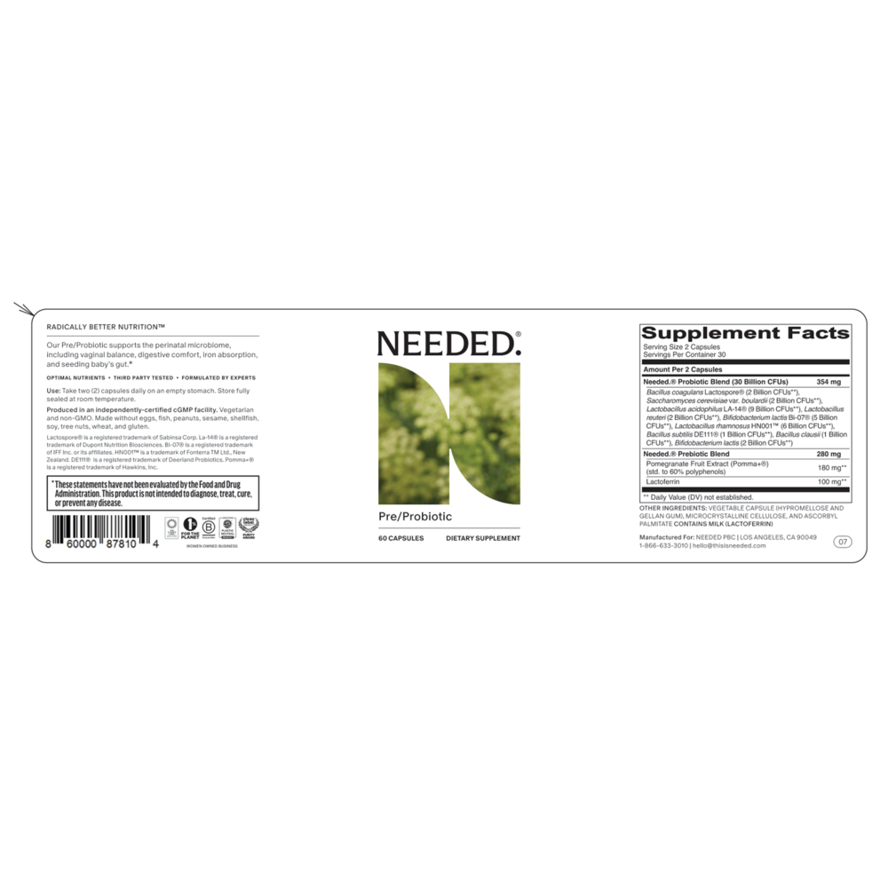 Product image for Prenatal Pre/Probiotic.