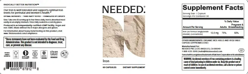 Product image for Iron.