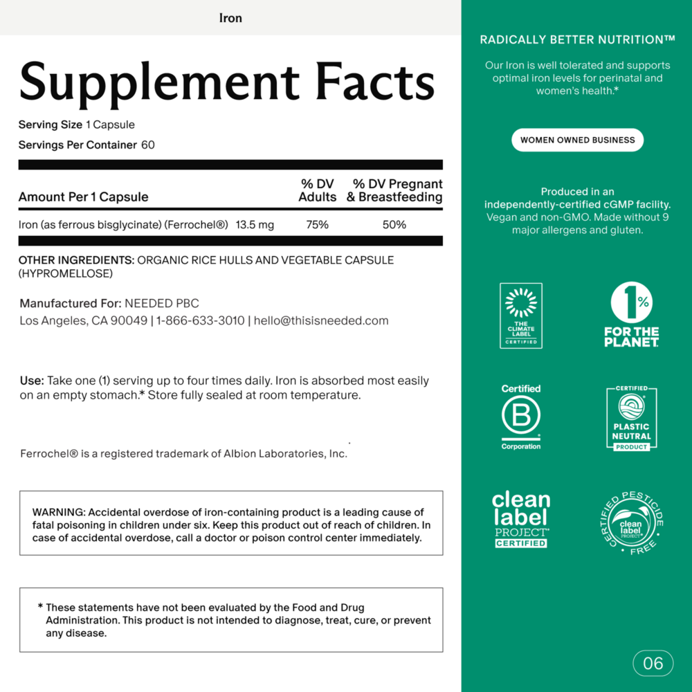 Product image for Iron.