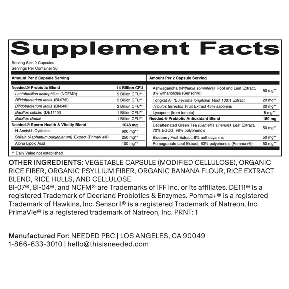 Product image for Sperm Support+.