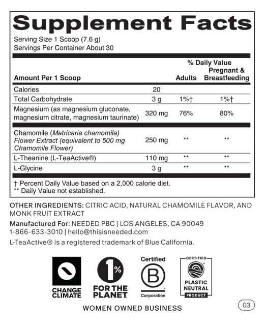 Product image for Sleep + Relaxation Support.