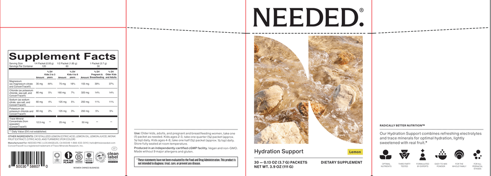 Product image for Hydration Support, Lemon.