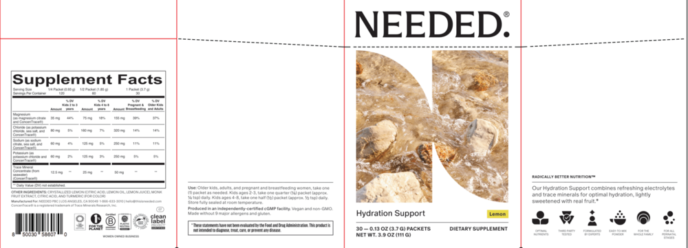 Product image for Hydration Support, Lemon.