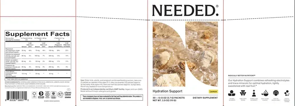 Product image for Hydration Support, Lemon.