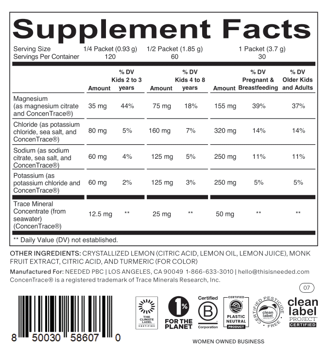 Product image for Hydration Support, Lemon.