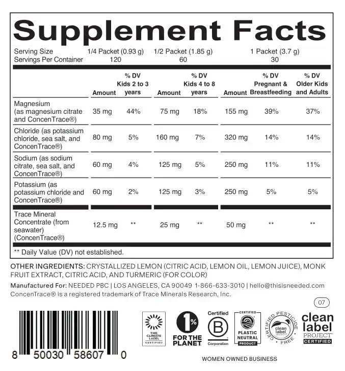 Product image for Hydration Support, Lemon.
