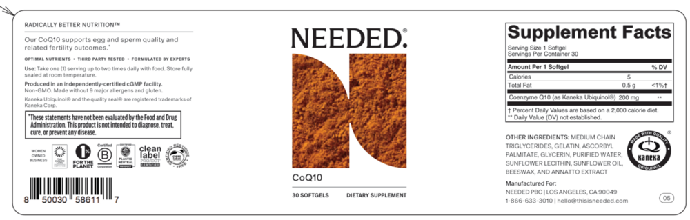 Product image for CoQ10.