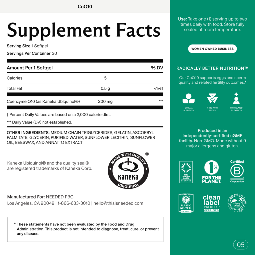 Product image for CoQ10.