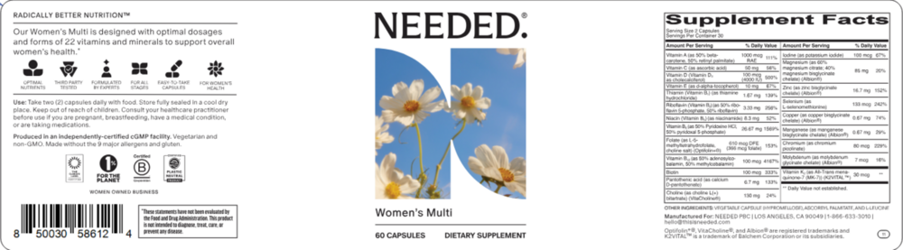 Product image for Women's Multi Capsules.