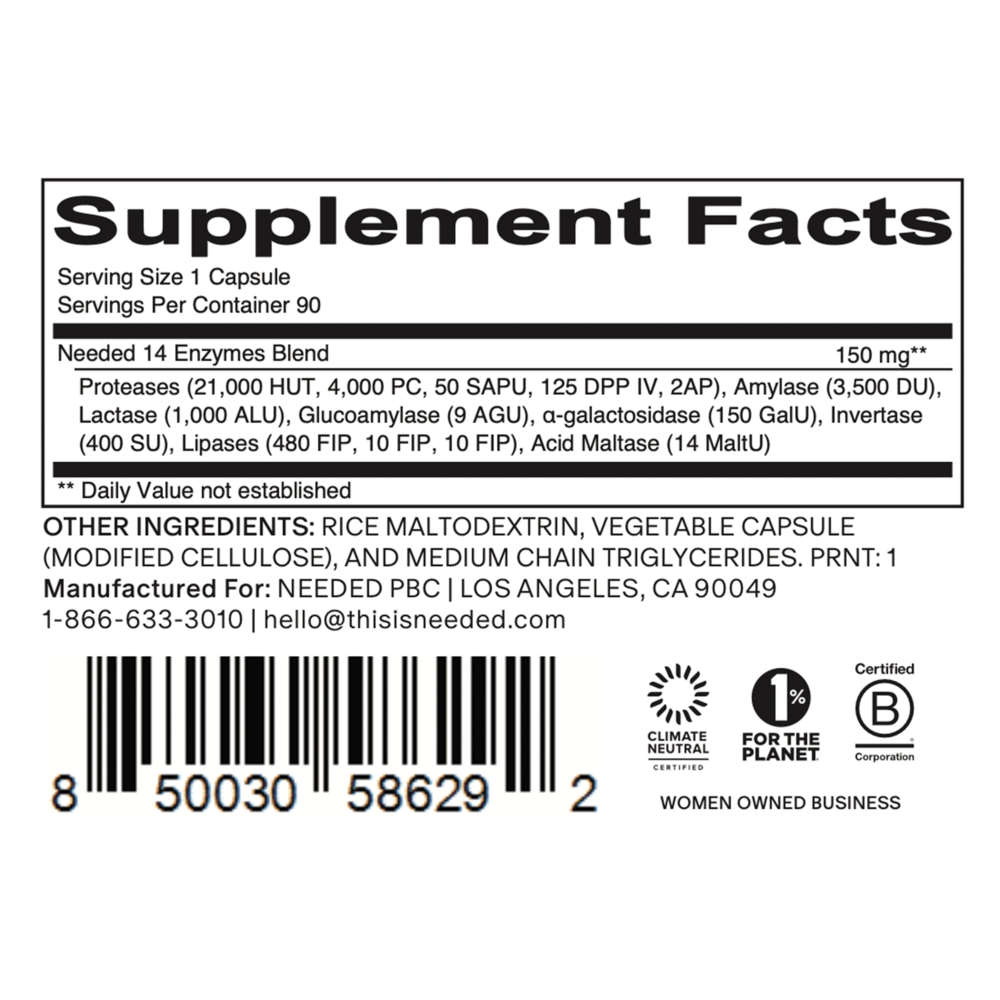 Product image for Digestive Enzyme.
