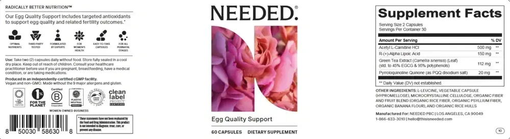 Product image for Egg Quality Support.