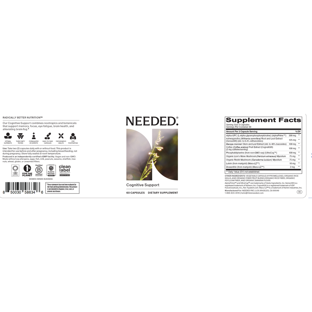 Product image for Cognitive Support.