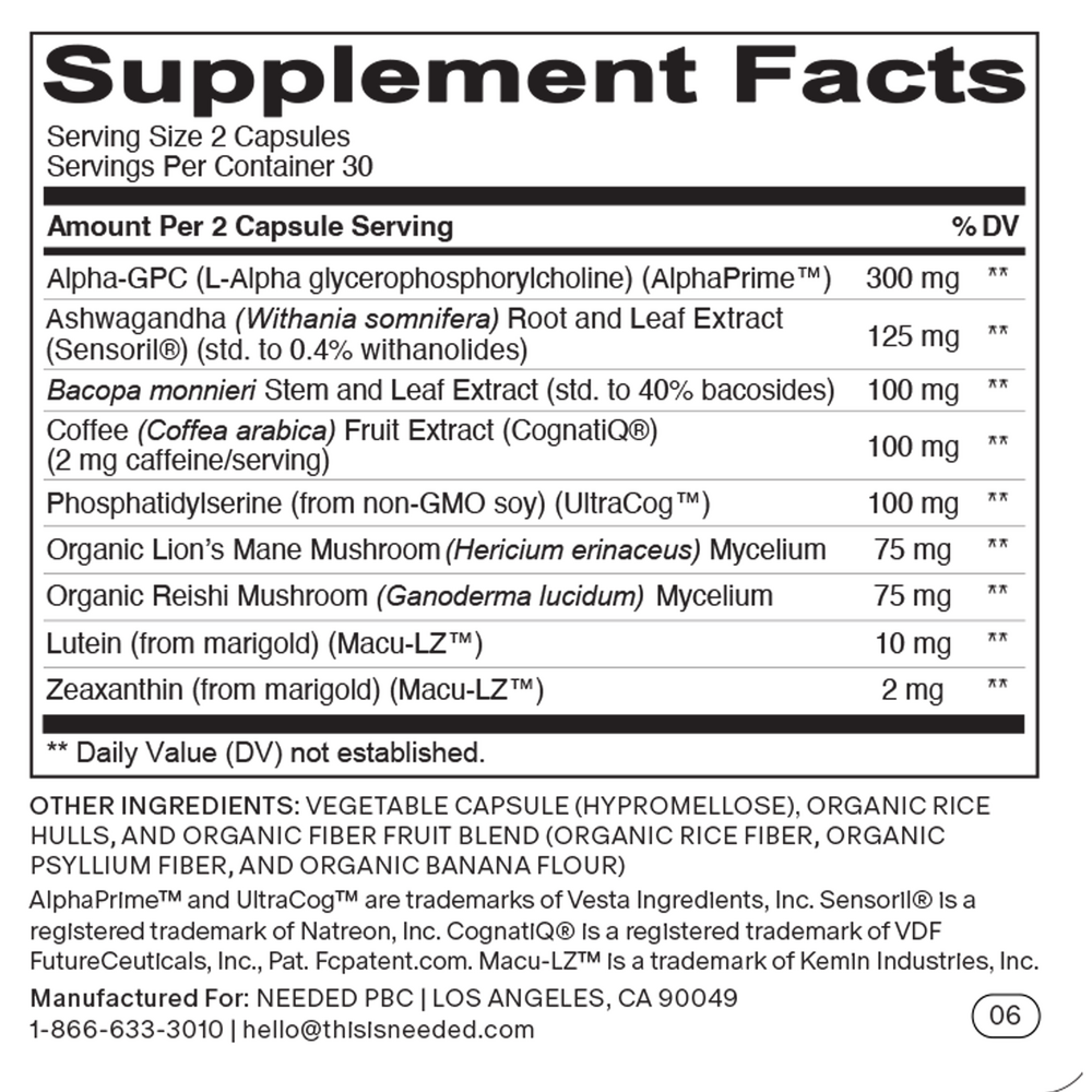 Product image for Cognitive Support.