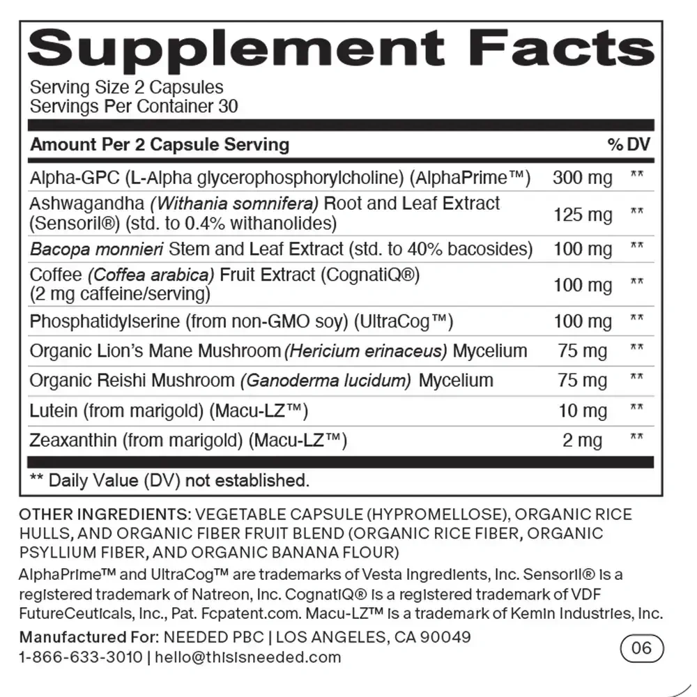 Product image for Cognitive Support.