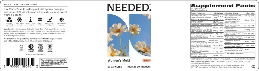 Product image for Women's Multi Capsules Citrus.