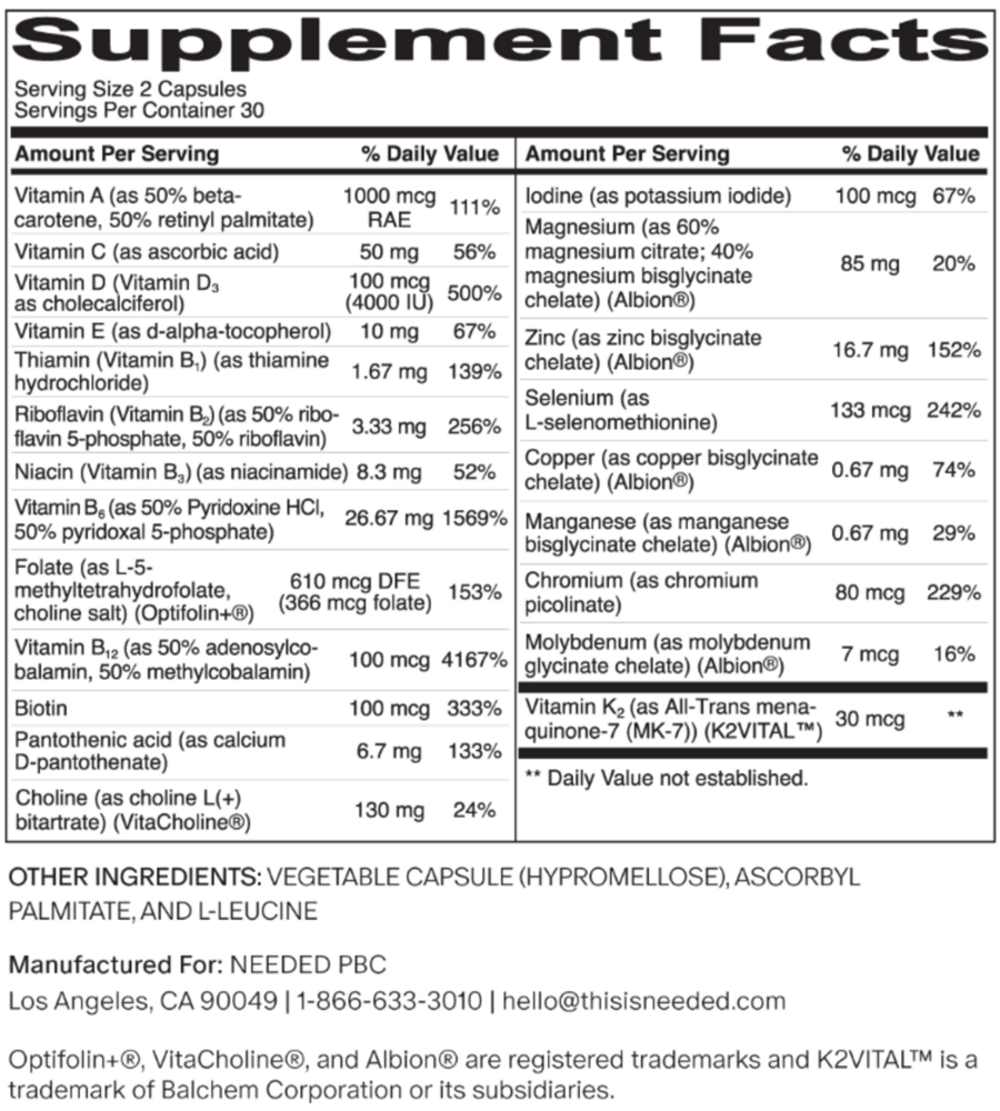 Product image for Women's Multi Capsules Citrus.