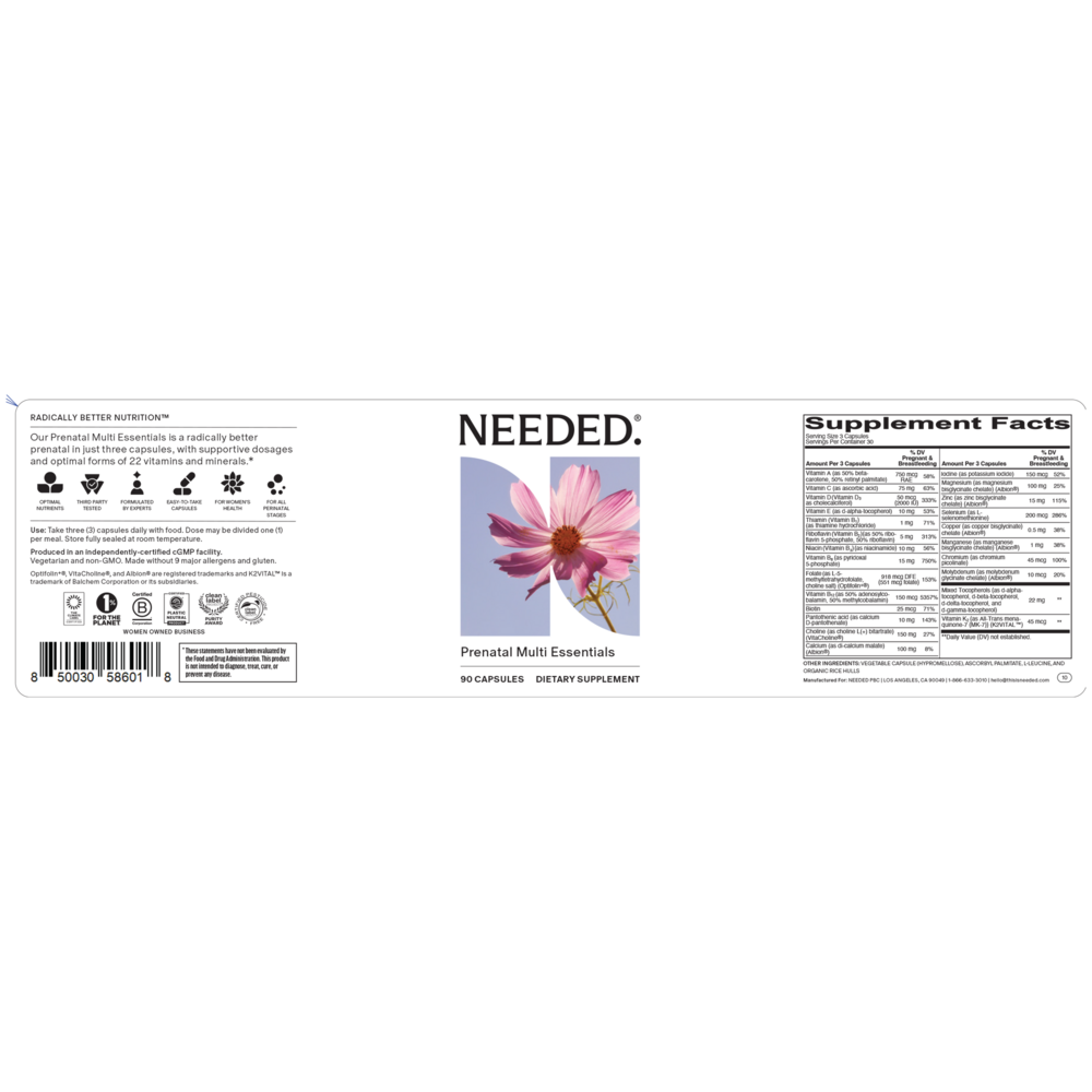 Product image for Prenatal Multi Essentials - Citrus.