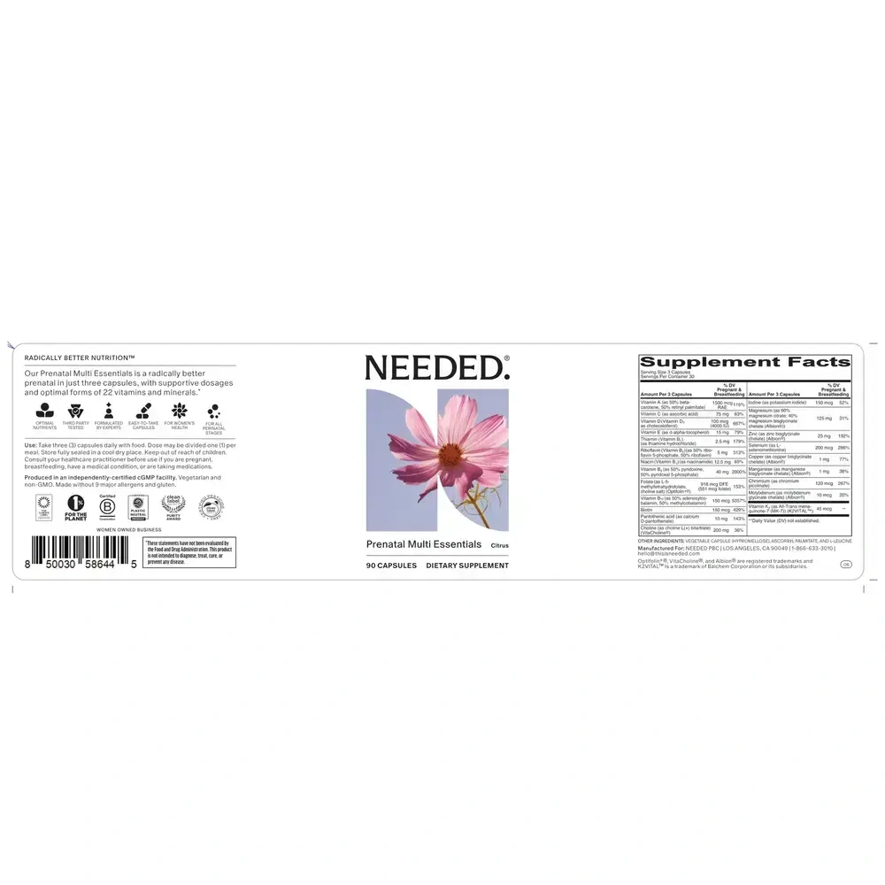 Product image for Prenatal Multi Capsules - Citrus.