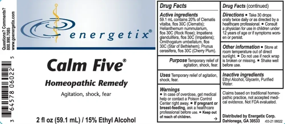 Product image for Calm Five.