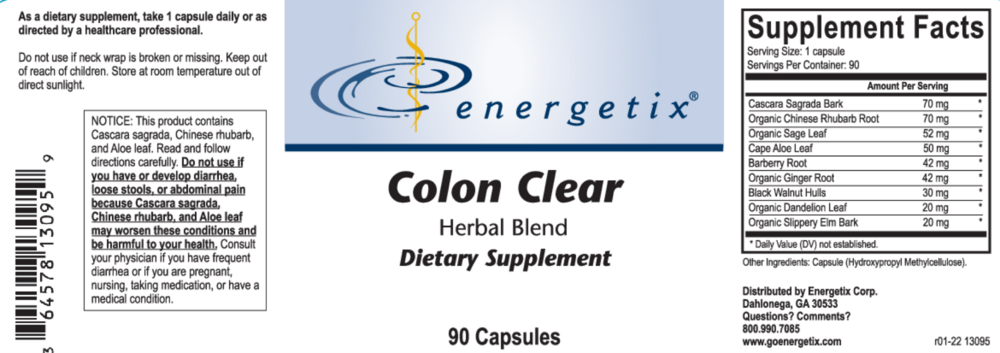 Product image for Colon Clear.