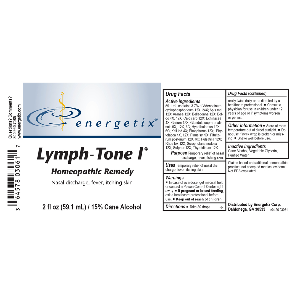Product image for Lymph-Tone I.