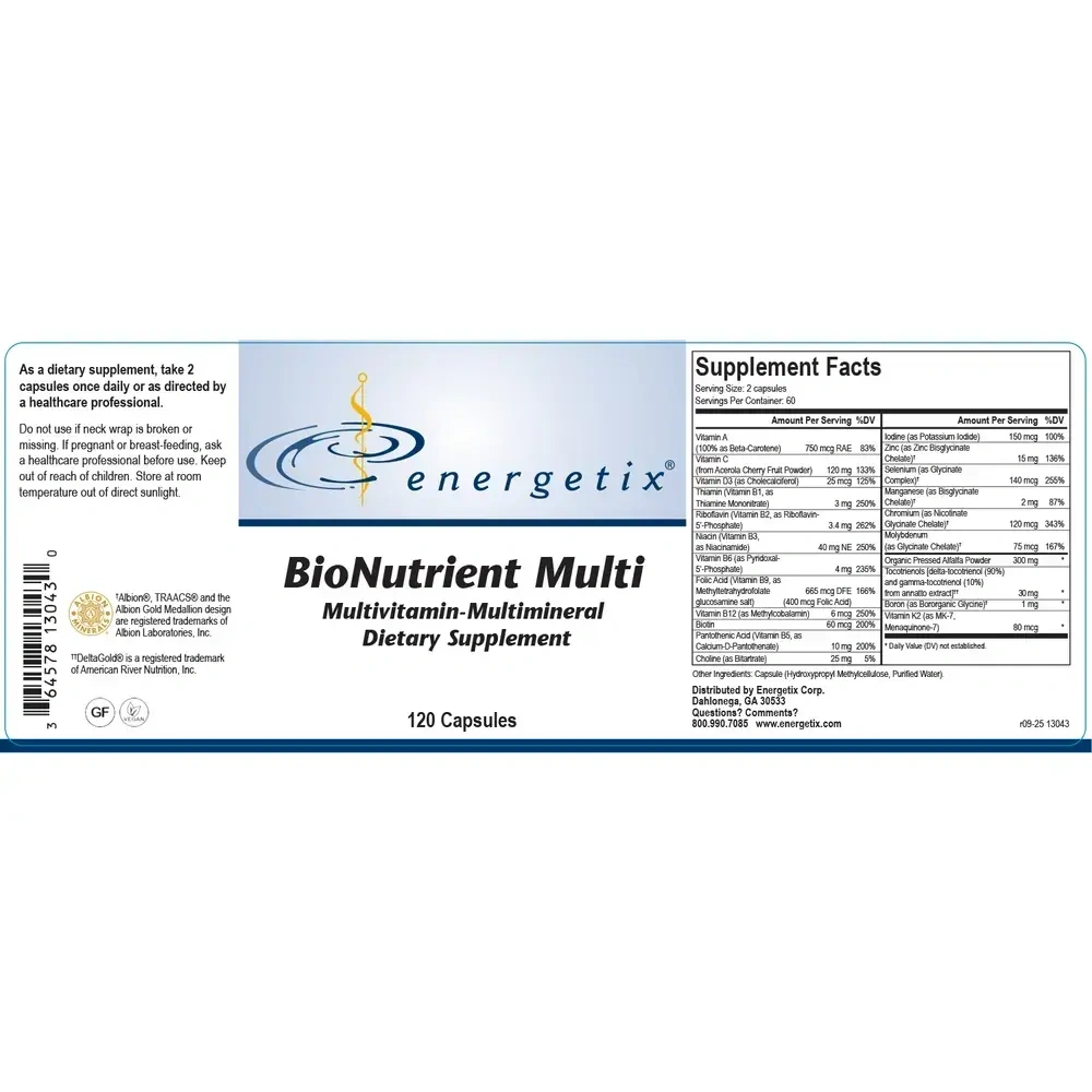 Product image for BioNutrient Multi.