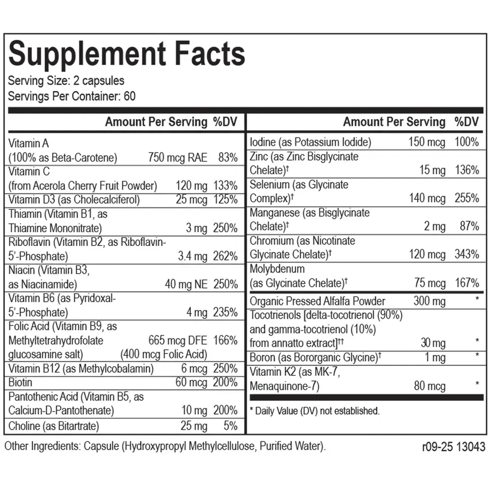 Product image for BioNutrient Multi.