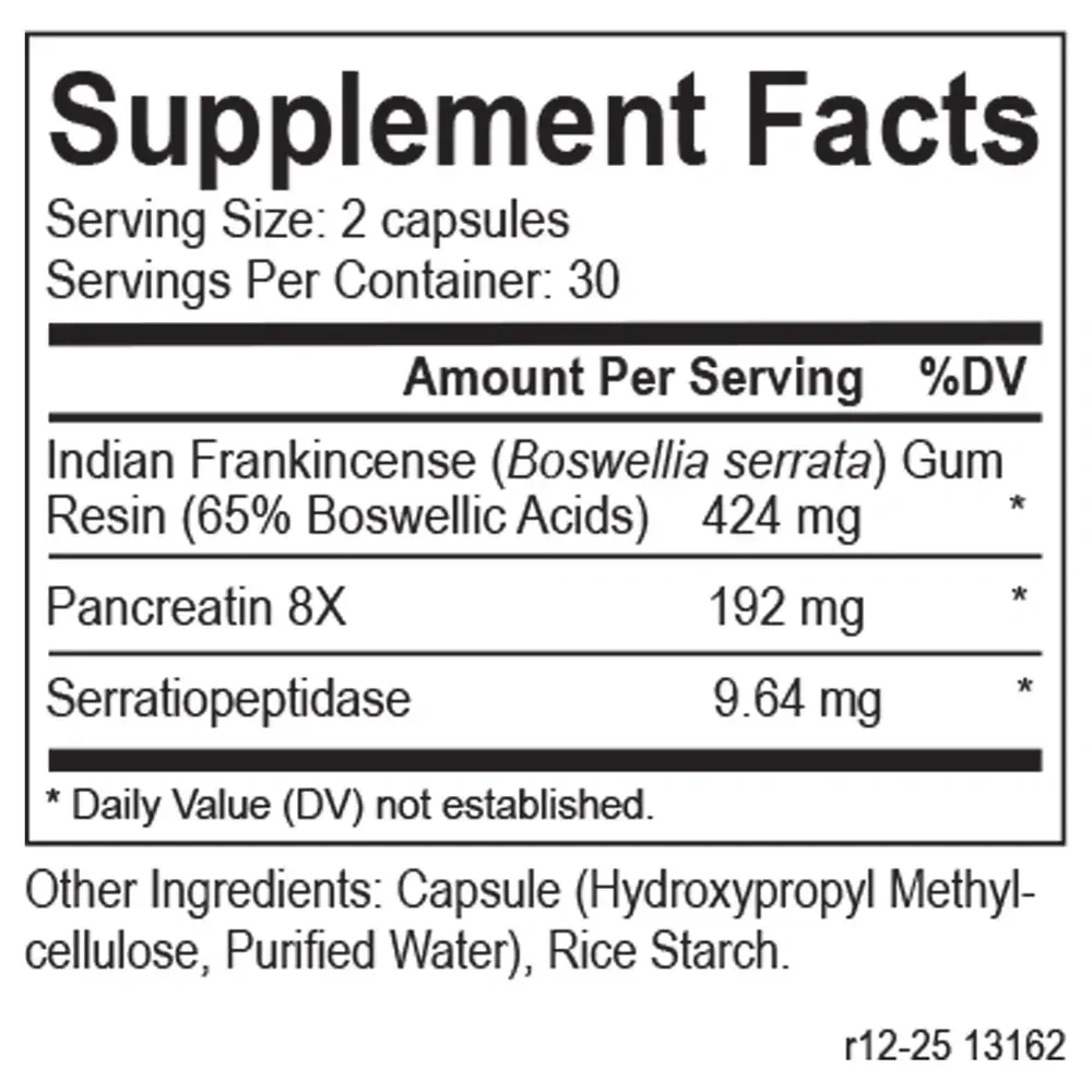 Product image for BoswelliaZyme Complex.