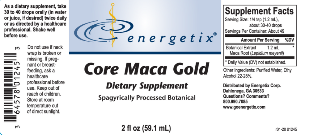 Product image for Core Maca Gold.