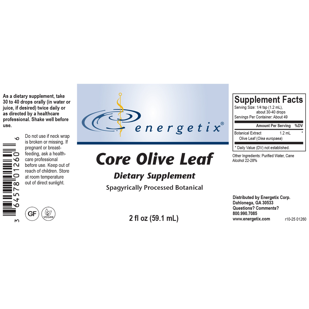 Product image for Core Olive Leaf.
