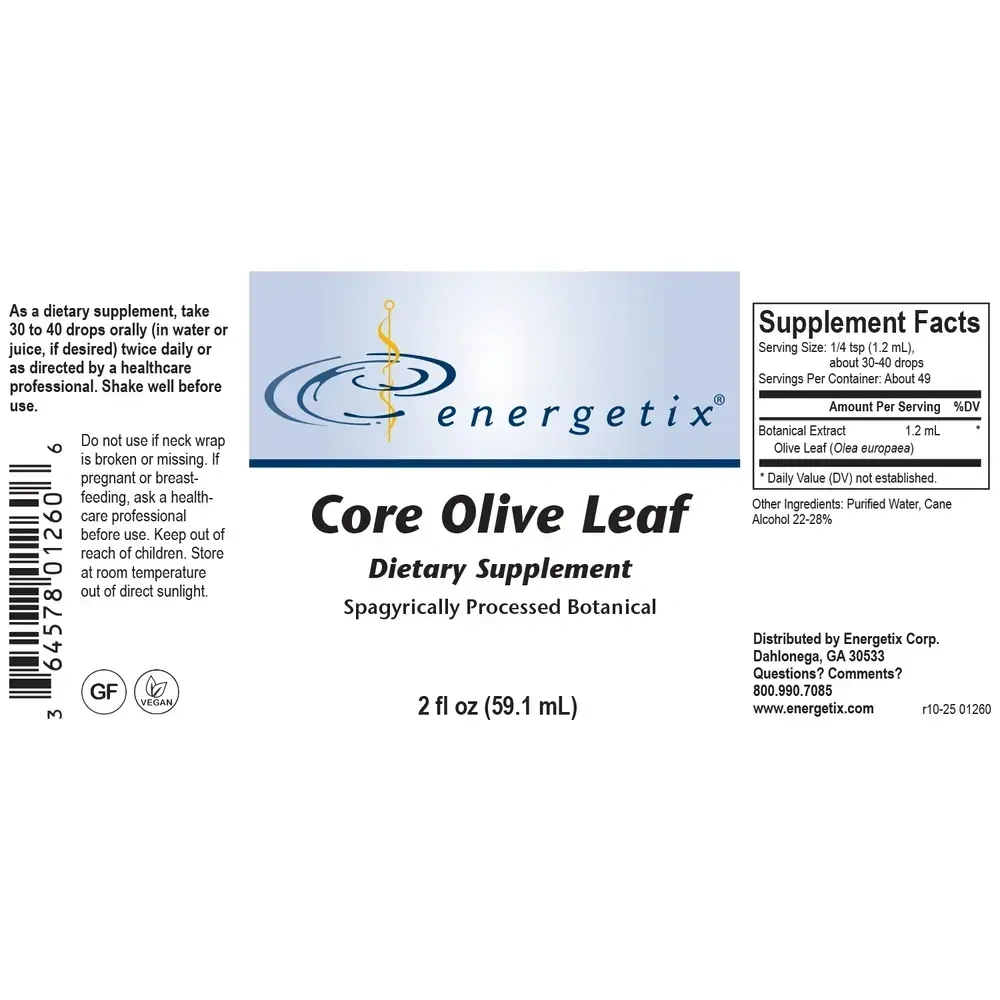Product image for Core Olive Leaf.