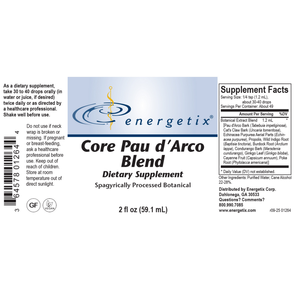 Product image for Core Pau d'Arco Blend.