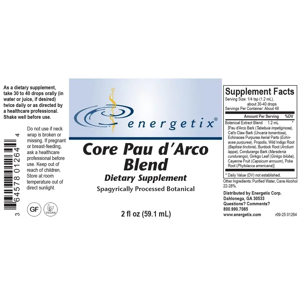 Product image for Core Pau d'Arco Blend.