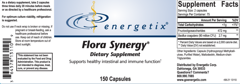Product image for Flora Synergy.