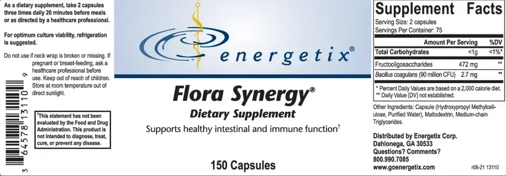 Product image for Flora Synergy.