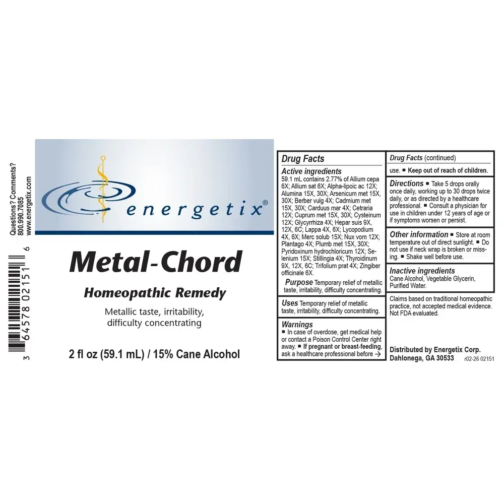 Product image for Metal-Chord.