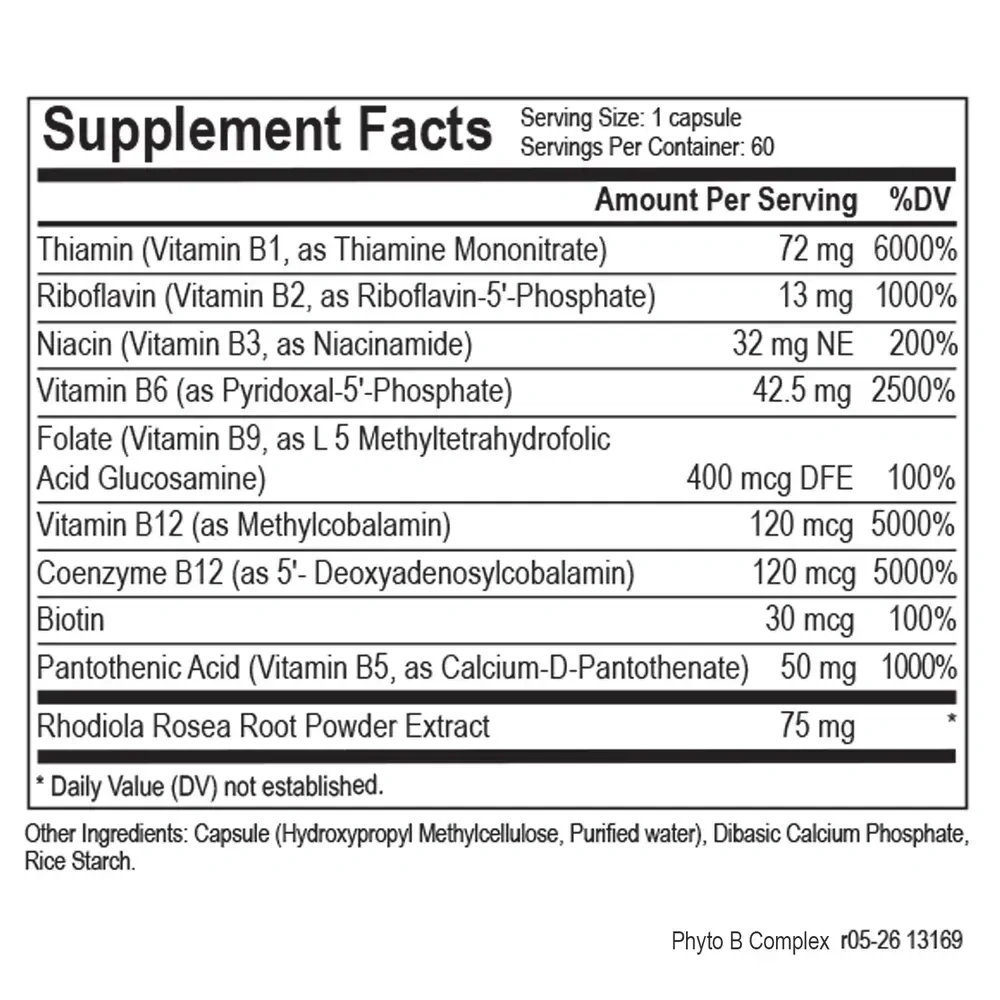 Product image for Phyto B Complex.