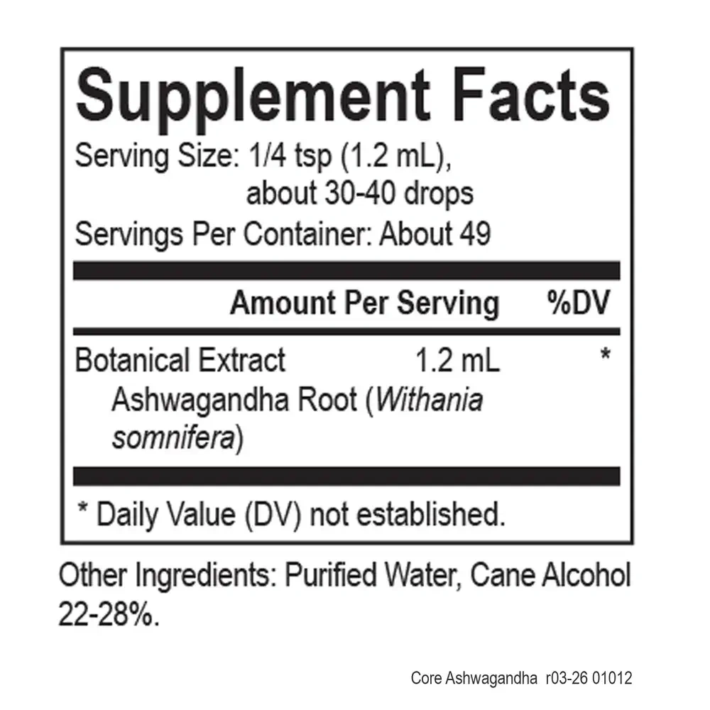 Product image for Core Ashwagandha.