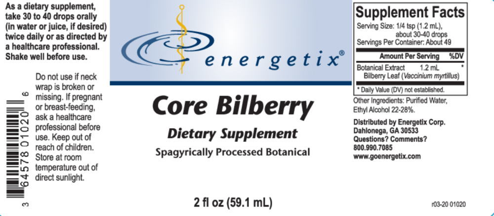 Product image for Core Bilberry.
