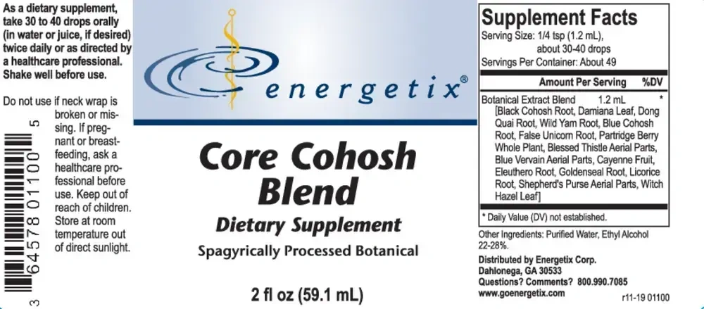Product image for Core Cohosh Blend.