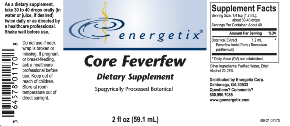 Product image for Core Feverfew.