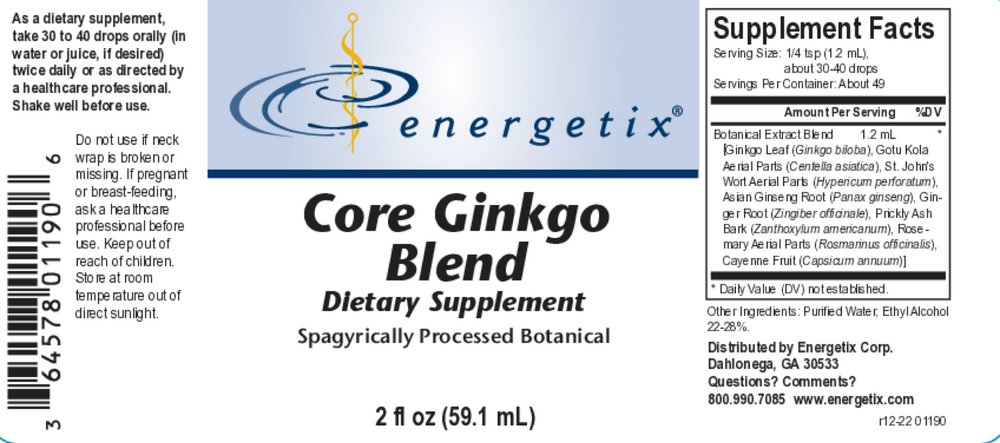 Product image for Core Ginkgo Blend.
