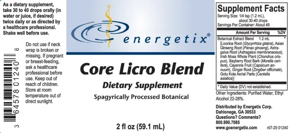 Product image for Core Licro Blend.